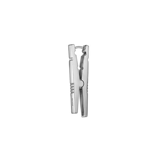 北京仓｜POCHE-Clothespin-衣夹 耳环（银色 单只）［乌克兰设计师］ 商品图1