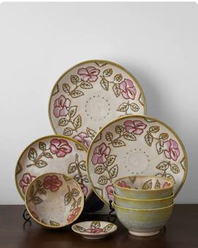 5F石村瓷器进口8件餐具