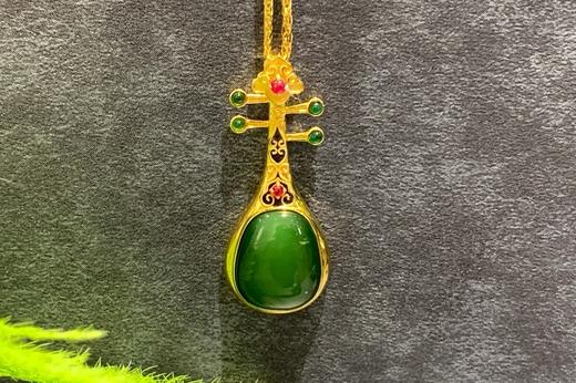 【御珠宫坊】金镶碧玉琵琶 商品图4