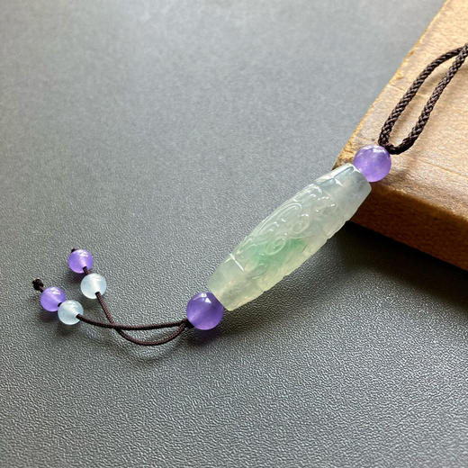 冰种飘阳绿翡翠大勒子 商品图1