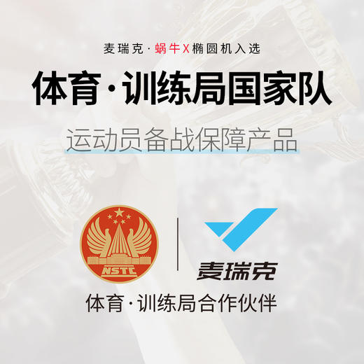 麦瑞克椭圆机家用太空漫步机健身房器材运动小型静音椭圆仪蜗牛X 商品图1