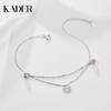 KADER宫铃脚链女纯银铃铛2021新款潮ins小众设计森系生日礼物高级 商品缩略图2