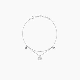 KADER宫铃脚链女纯银铃铛2021新款潮ins小众设计森系生日礼物高级