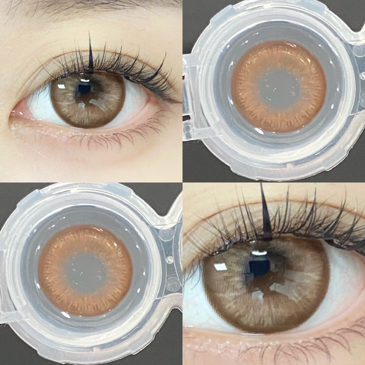 BOLLYCON年抛隐形眼镜 榛果芭比14.5mm 1副/2片-VVCON美瞳网6