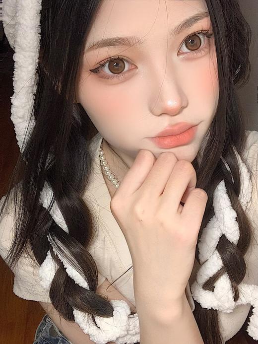 hancon 半年抛 美瞳 微笑弹珠棕 商品图3