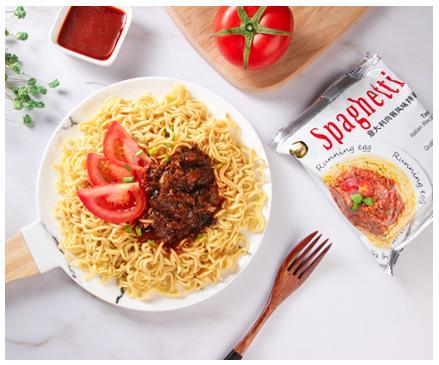 running egg奔跑吧蛋蛋-意大利肉酱风味拌面105g 商品图0