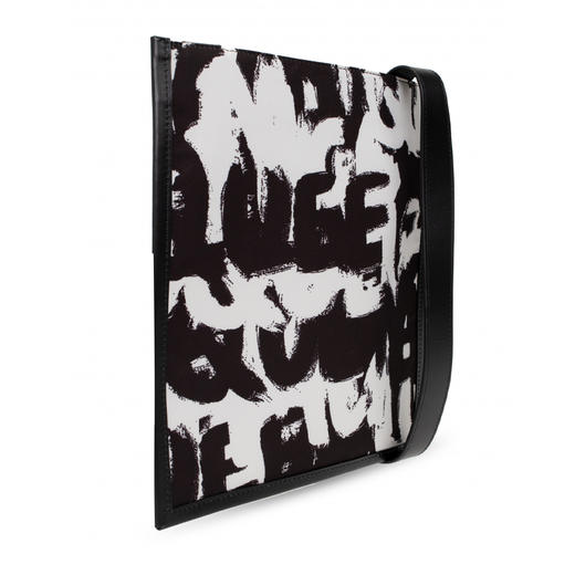 ALEXANDER MCQUEEN 麦昆 男士 Graffiti Edge 印花斜挎单肩包 混色 704314 1AAHF 1081 商品图1