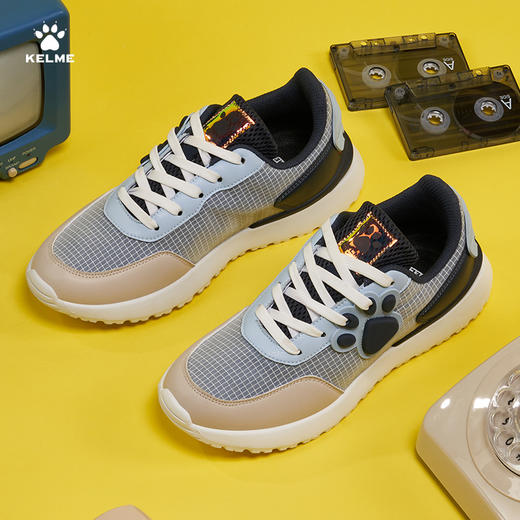 卡尔美童鞋夏男童休闲鞋女童鞋跑运动鞋透气中大童板鞋 商品图2