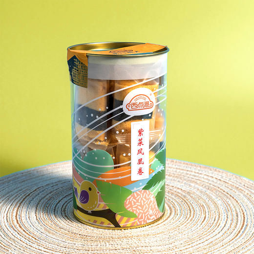 「澳门糕点」西点港澳门手信紫菜肉松凤凰卷/蛋卷仔 2罐/盒装 层层蛋香递进 包裹咸香肉松 传统美食 商品图4