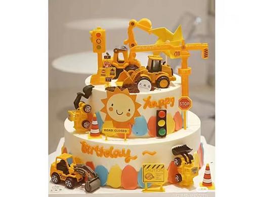 挖掘机吊车蛋糕 商品图1