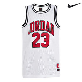 耐克-童衣类（夏）儿童背心款运动服篮球T恤白色无袖短袖JD2122087