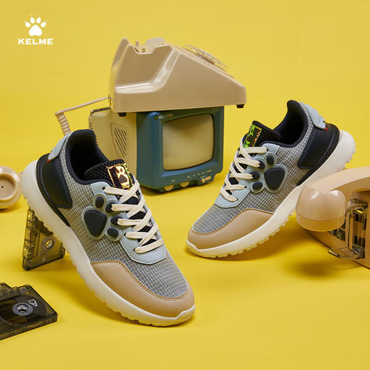 卡尔美童鞋夏男童休闲鞋女童鞋跑运动鞋透气中大童板鞋 商品图4