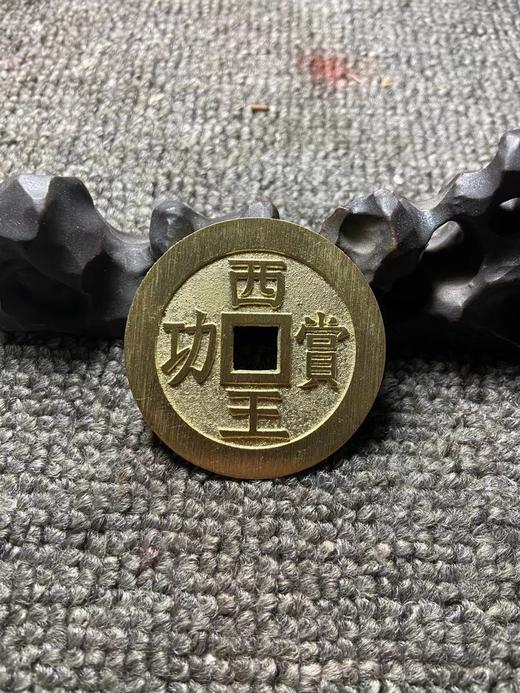 古法翻砂工艺铸造 当代工艺品-西王赏功 GY030 商品图0