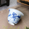 青花婴戏人物钟式杯 商品缩略图3