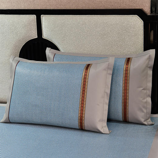 HMX033 可折叠绣球花冰藤双面凉席 商品图2