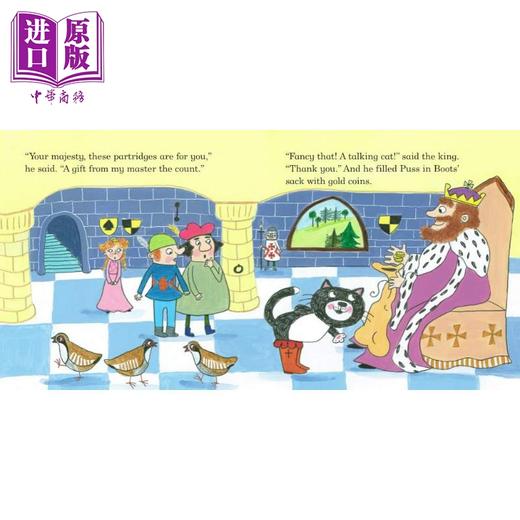 预售 【中商原版】小飘虫童话读本 Puss in Boots 穿靴子的猫 英文原版 精装 小初文学故事书 Ladybird First Favourite Tales 商品图1
