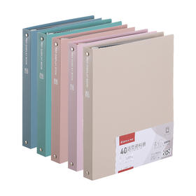 齐心 A6198 颜选莫兰迪软手提风琴包 A4 13格