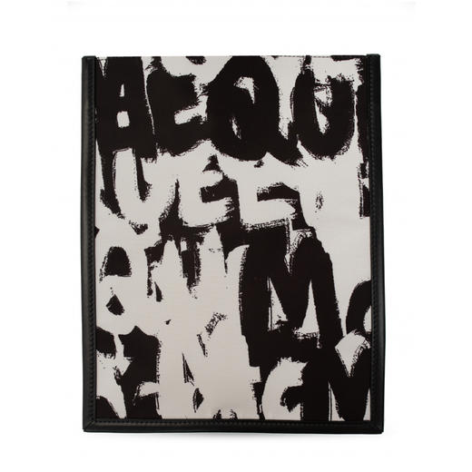 ALEXANDER MCQUEEN 麦昆 男士 Graffiti Edge 印花斜挎单肩包 混色 704314 1AAHF 1081 商品图2
