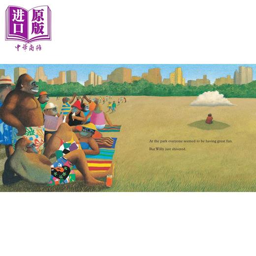 【中商原版】Willy and the Cloud 安东尼布朗 威利与云 英文原版 进口原版 2岁到6岁 儿童图画故事书 Anthony Browne 商品图1