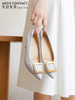 ARCHCONTACT安启美奈方扣小高跟单鞋52721 商品缩略图1