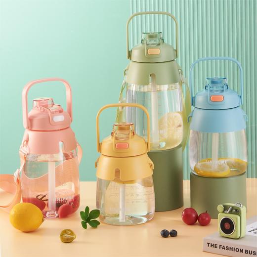 现货 | 大肚双饮TRITAN吸管水杯水壶1000ML[福利品] 商品图0