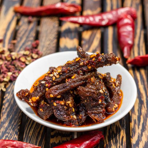 QXF麻辣牛肉干90克*2袋 商品图3
