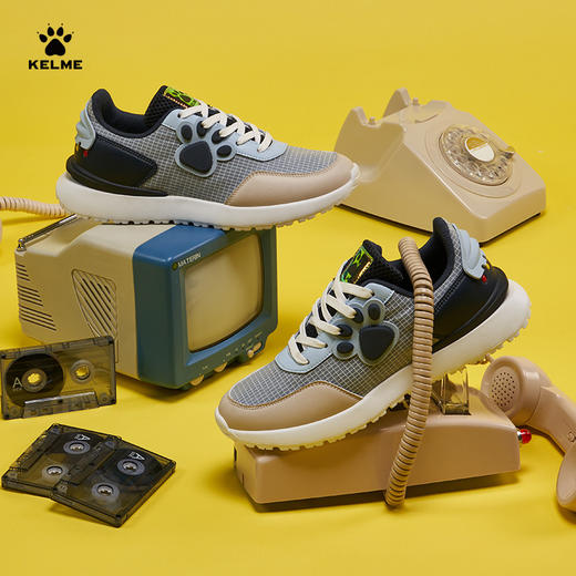 卡尔美童鞋夏男童休闲鞋女童鞋跑运动鞋透气中大童板鞋 商品图1