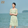 佐尔美夏季新款 桑蚕丝真丝乔其连衣裙女E22LS51 商品缩略图0