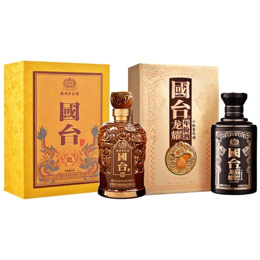 【推荐】国台 龙耀 53度 500ml+国台 龙酒 53度 500ml单瓶组合装 商品图1