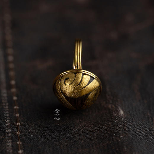 戒指 | 沉香半圆描金戒指 商品图4