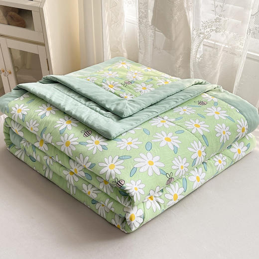 棉花夏凉被小碎花空调被薄被子夏被 商品图5