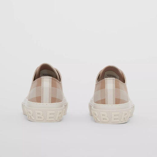 BURBERRY 巴宝莉 女士格纹棉质休闲运动鞋 8053990 A7464 商品图1