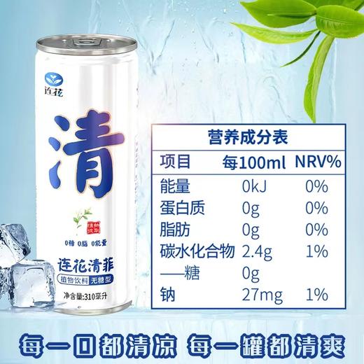 以岭莲花清菲植物饮料（无糖型）310ml 商品图3
