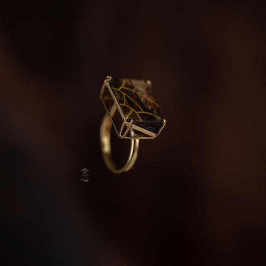 戒指 | 沉香描金戒指 商品图3