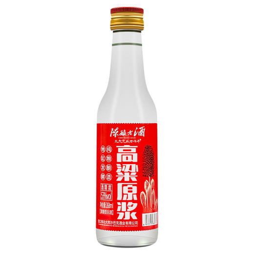 【推荐】北大荒 盛世传奇高粱原浆 清香型 53度 268ml单瓶 商品图1