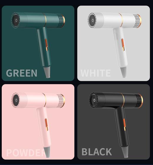 虎橙 负离子冷热电吹风 宿舍大功率护发速干风嘴滋养家用大学生通用 商品图2