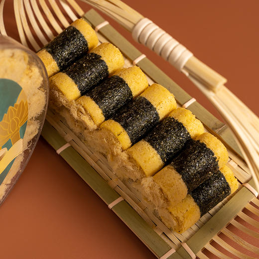 「澳门糕点」西点港澳门手信紫菜肉松凤凰卷/蛋卷仔 2罐/盒装 层层蛋香递进 包裹咸香肉松 传统美食 商品图7