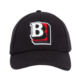 BURBERRY 巴宝莉 男女同款棉质字母图案棒球帽 黑色 8048730 A1189