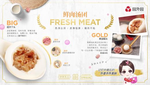 园外园 汤圆 一盒9只 黑芝麻/荠菜肉/鲜肉/萝卜丝/红小豆 商品图10