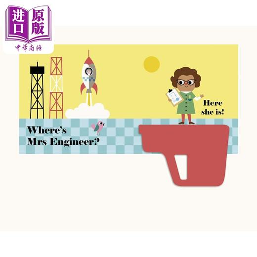 【中商原版】Wheres Mr astronaut? 宇航员先生呢？ 英文原版进口 2到6岁 儿童纸板书 翻翻书 亲子共读 Ingela P Arrhenius 商品图2