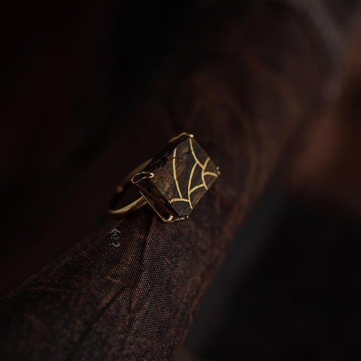 戒指 | 沉香描金戒指 商品图4