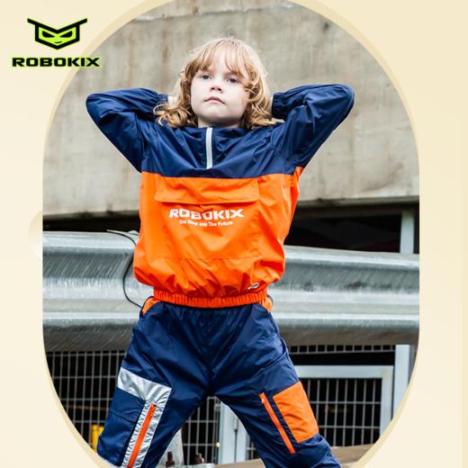 ROBOKIX秋冬男童梭织套头外套运动休闲防风上衣 商品图0