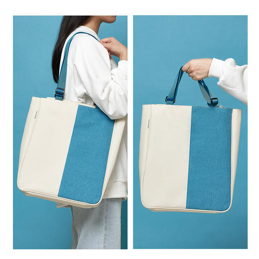 齐心 A8168 莫兰迪大容量手提袋 B4 商品图2