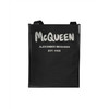 ALEXANDER MCQUEEN 麦昆 男士 Graffiti Edge 印花斜挎单肩包 黑色 704314 1AAHJ 1073 商品缩略图0