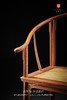 红桥红  家具严选  缅甸花梨（大果紫檀）【藤面 素圈椅  三件套】 商品缩略图3