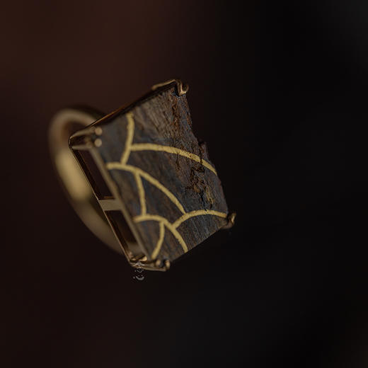 戒指 | 沉香描金戒指 商品图2