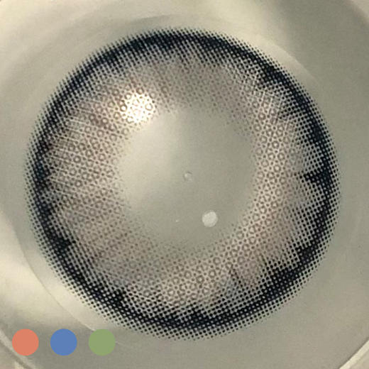 #ABG 外国人9代 绿棕 / 蓝灰  14.2mm【1片装】外国人主题 / 改瞳色 / 年抛 商品图1