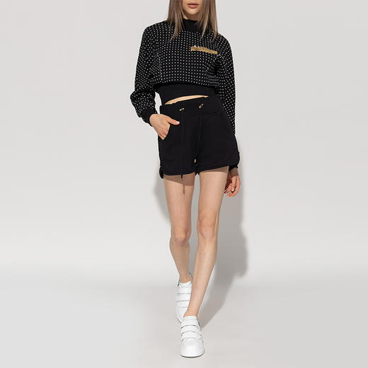 ALEXANDER MCQUEEN 麦昆 女士金色亮钻尾三绑带休闲运动鞋 白色 697106 WICG5 9994 商品图3