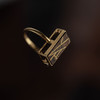 戒指 | 沉香对径长方形描金戒指 商品缩略图3