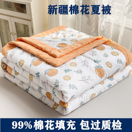棉花夏凉被小碎花空调被薄被子夏被 商品图0